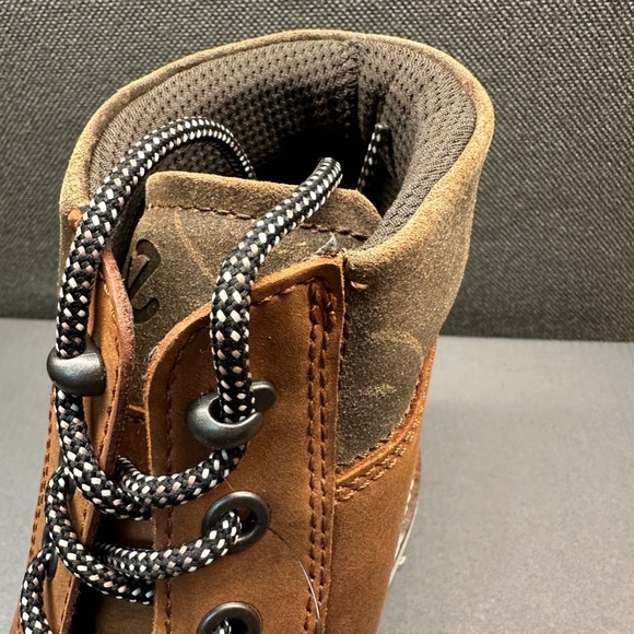 NIB! ECCO Men's Jamestown High-Cut Cognac Cocoa Brown Boot Size EU43/US9-9.5 - Picture 11 of 15